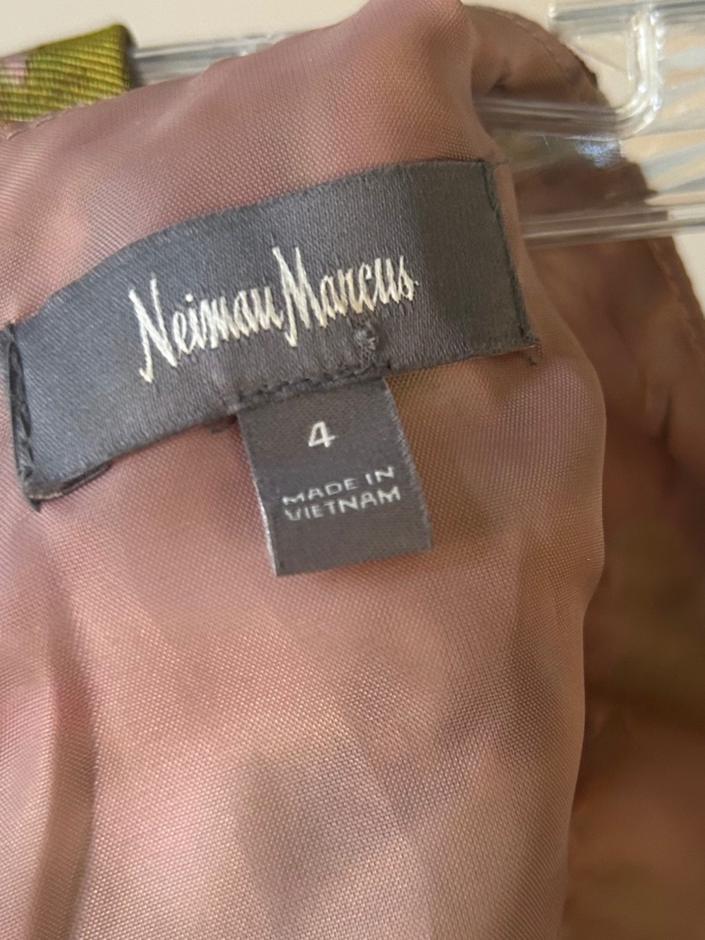 NEIMAN MARCUS Vibrant Floral Fit & Flare Cold Shoulder Pleated Cocktail Dress 4 - Picture 7 of 9